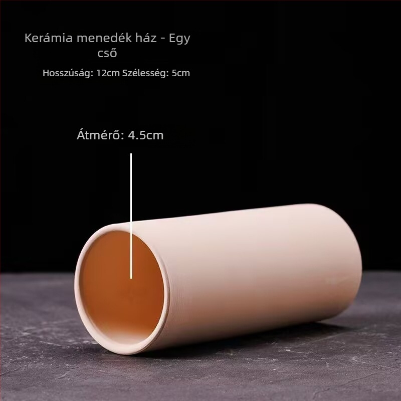 Kerámiából készült menedék halak és garnélák számára, csőformájú dizájn, 120 darab