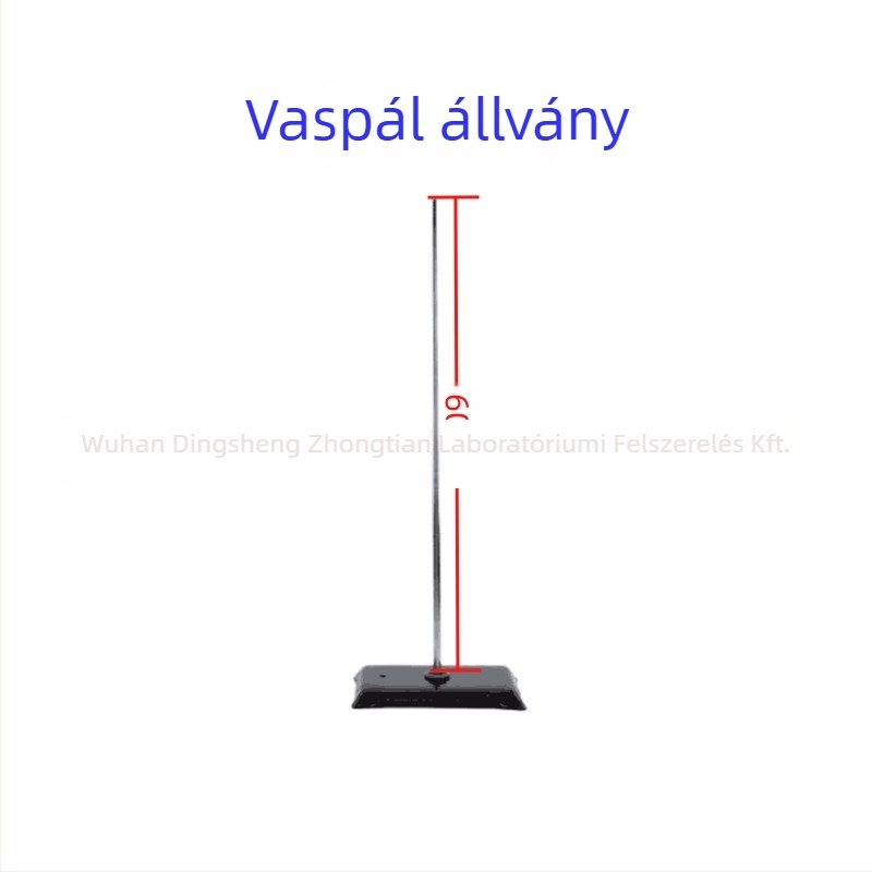 Márvány felületű titrálóasztal vasvázon, modell Egy lemez, Egy rúd, gyártó zt