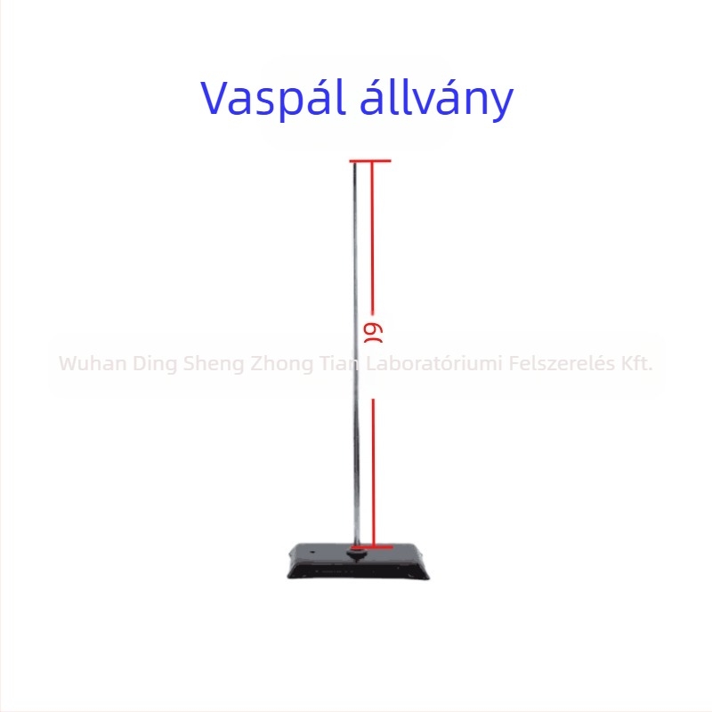 Márvány felületű titrálóasztal vasvázon, modell Egy lemez, Egy rúd, gyártó zt