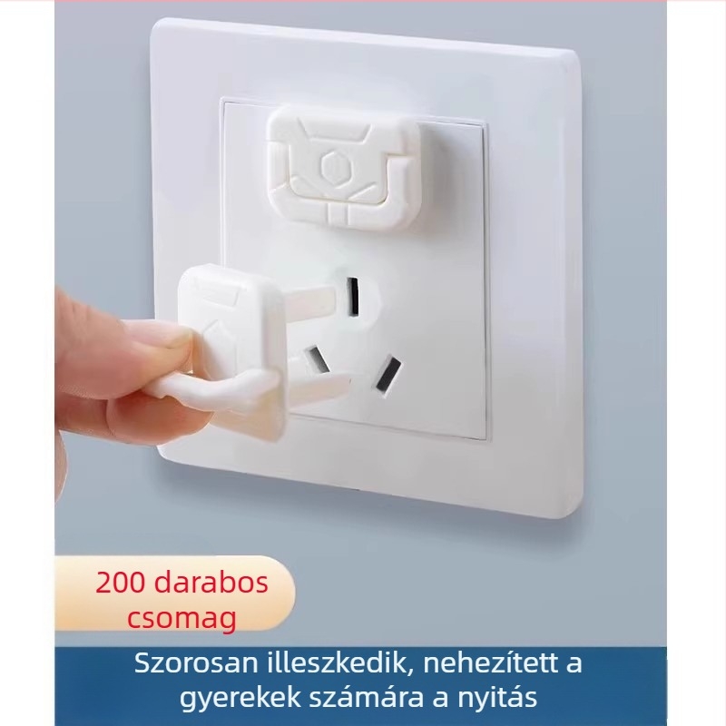 Aljzatbiztonsági védőfedél – gyerekbiztos, elektrosokk elleni védelem; általános márka