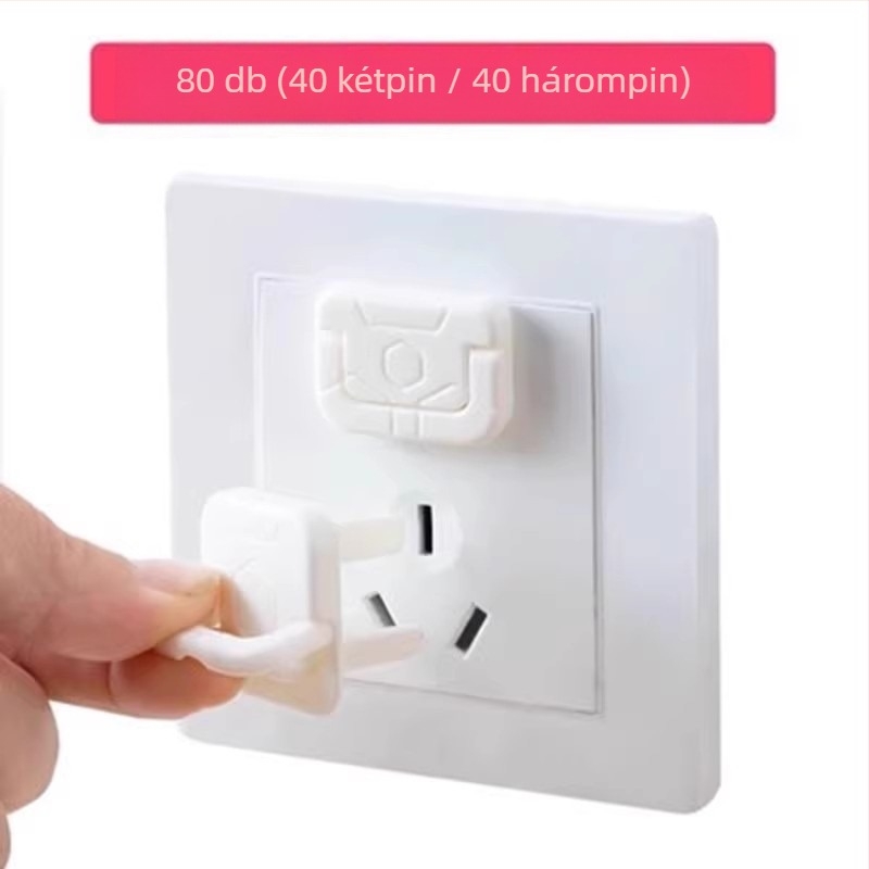 Aljzatbiztonsági védőfedél – gyerekbiztos, elektrosokk elleni védelem; általános márka