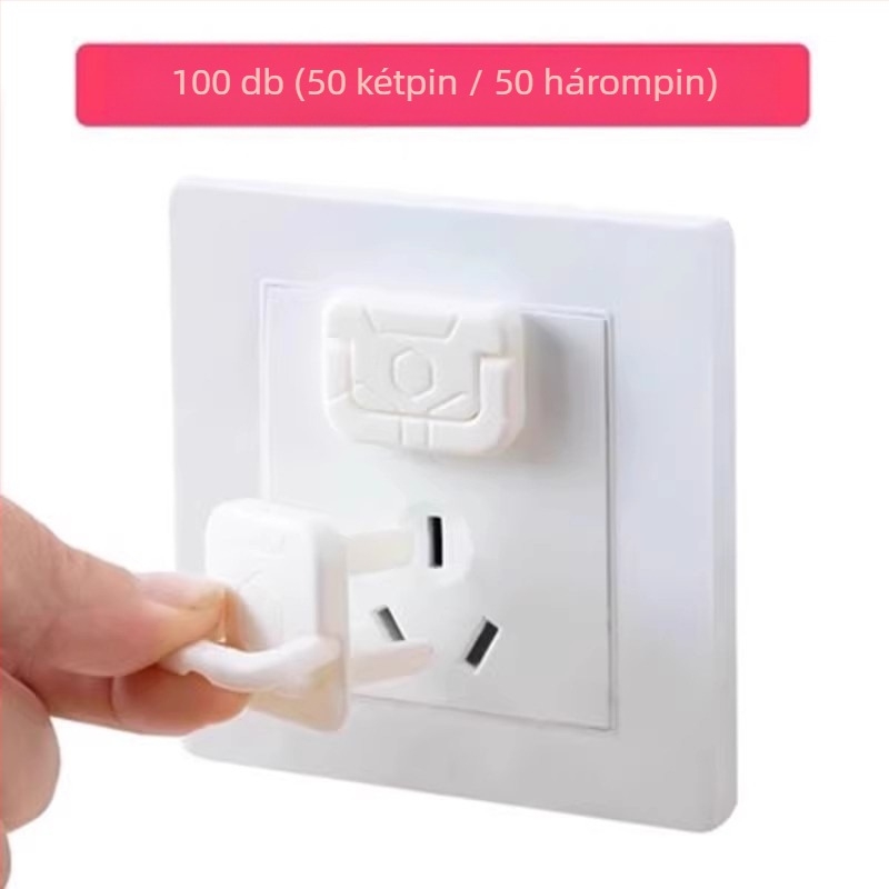 Aljzatbiztonsági védőfedél – gyerekbiztos, elektrosokk elleni védelem; általános márka