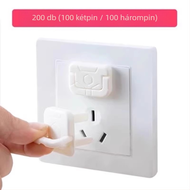 Aljzatbiztonsági védőfedél – gyerekbiztos, elektrosokk elleni védelem; általános márka