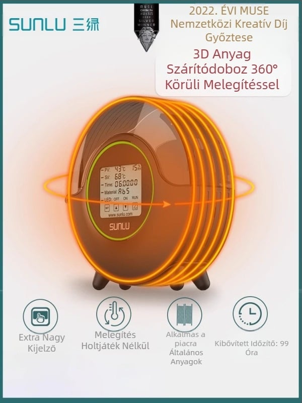 3D-s nyomtatáshoz fogyóanyagok szárító doboza S2 — Modell S2, Cikkszám F7675TM66MH758