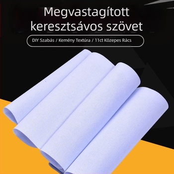 Keresztöltésre szánt anyag, SU hímzés, 11CT középső háló
