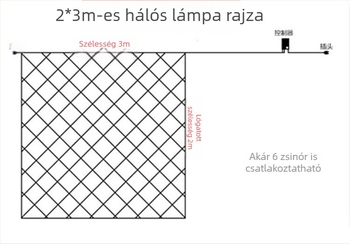 LED hálós fény, kültéri vízálló dekorációs világítás karácsonyra