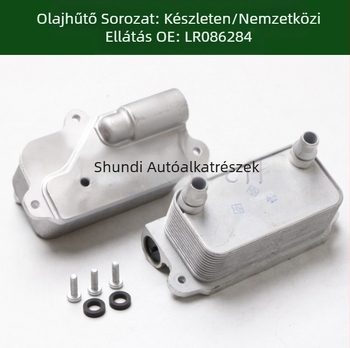 Olajhűtő radiátor motorhoz és váltóhoz – modell HD-OC-1034, kompatibilis 0501337424, 501337424, LR086284, 0501332030