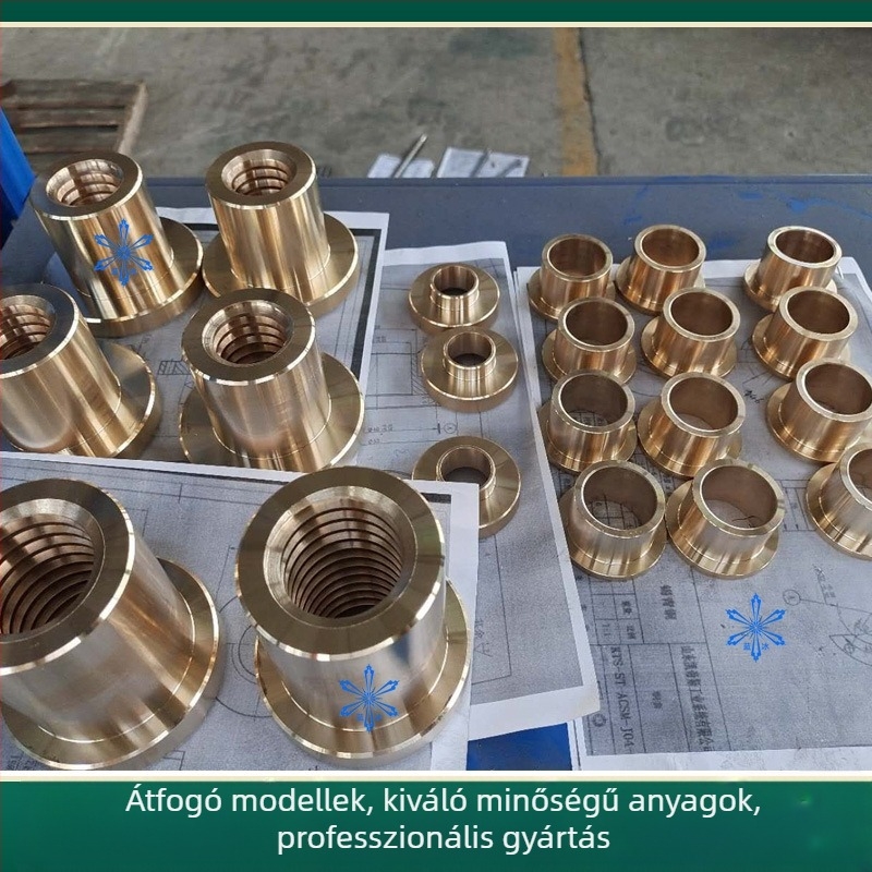 Flanckos fejű csavaranya – réz, trapéz alakú vezetőcsavar MTSPFR/MTSPFL/MTSPNR