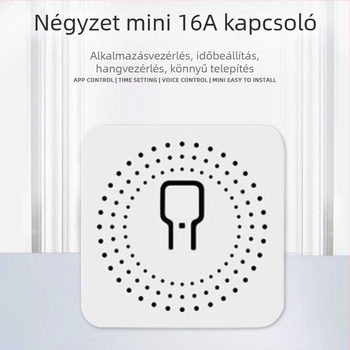 Graffiti WiFi dimmer kapcsoló időzítővel és hangvezérléssel – ABS ház, vezeték nélküli időzítés