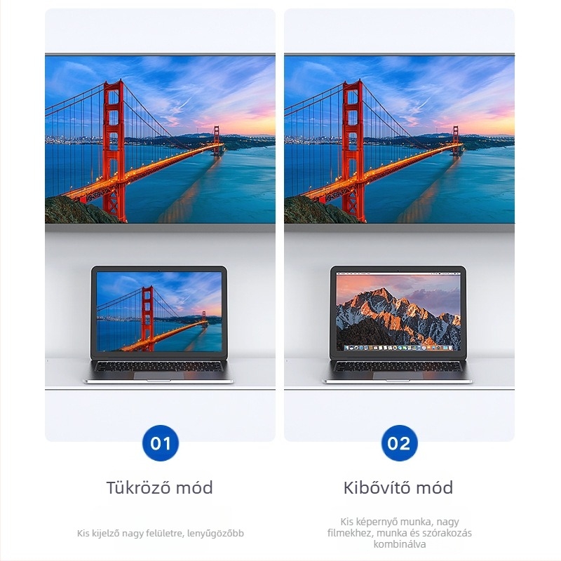 Biaz Mini DisplayPort to HDMI átalakító, 4K adapter, modell ZH78-4K