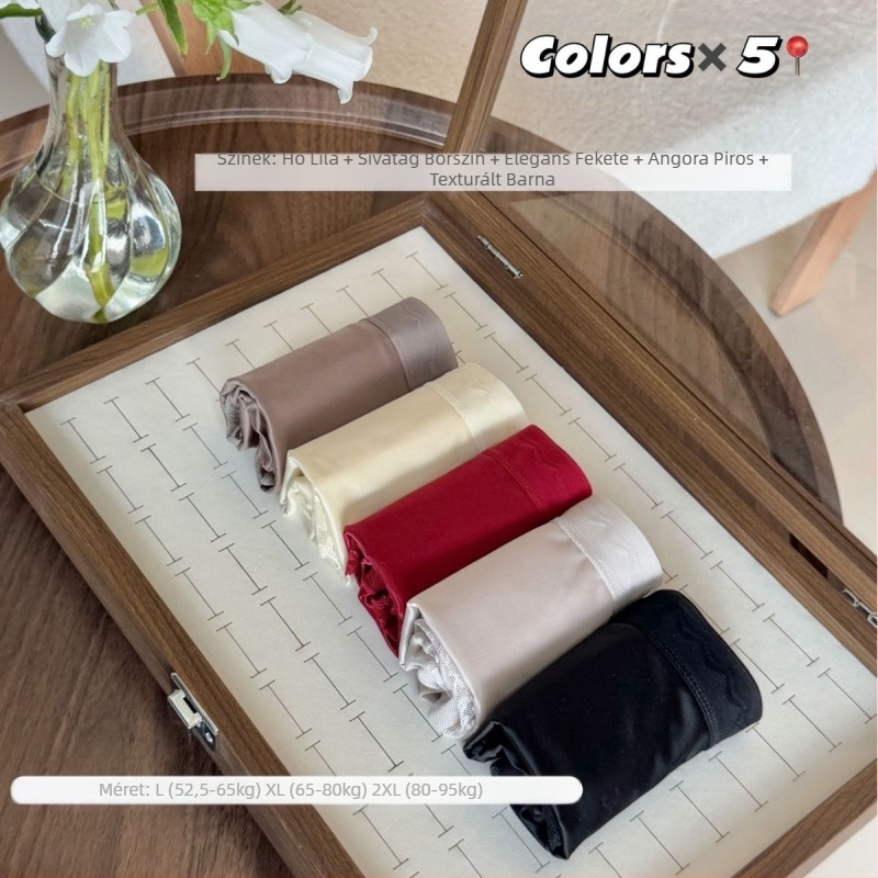 297# modell – Női magas derekú nylon bugyi, lélegző, könnyű anyag, bélés Mulberry selyem a szemérem részen