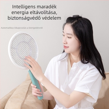 Le Xueer Beépített akkumulátoros elektromos szúnyogcsapó, USB töltés és LED világítással, akkumulátor kapacitása 1001–1600 mAh, töltési idő 3–5 óra