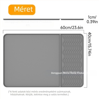 Hordozható asztali jégkészítő szilikon csúszásmentes alátéttel, kézi működés