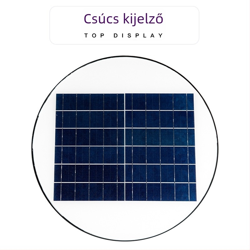 Kerek UFO napelemes kert LED lámpa, vezeték nélküli, 6W, 3.2V, IP65, 6–12 órás folyamatos világítás