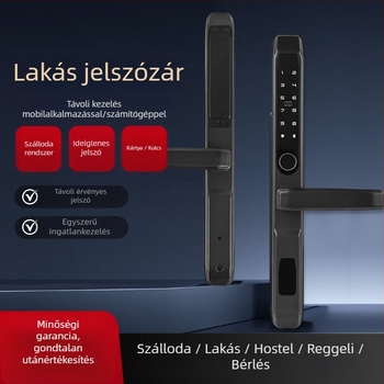 Ujjlenyomat-olvasós zár ajtókhoz - rozsdamentes acél, modell Broken Bridge Aluminum Door, márka Jiadeyi, szállodai használatra