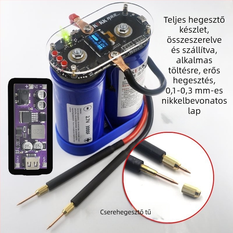 K7 LCD-kijelzős intelligens vezérlésű dupla impulzusos ponthegesztő Li-ion 18650 akkumulátorokhoz, DIY kiegészítő, modell 1003502694