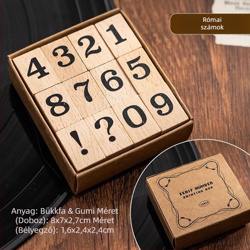 Xiami Naplópecsétkészlet – hónap és hét, nyomtatási technika