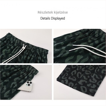 Szabadon szabott poliészter rövidnadrág, gyorsan szárad, középső derék, uniszex felnőttek