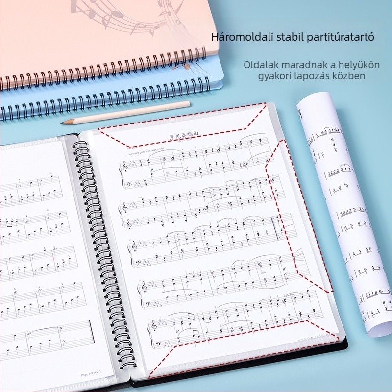 PP kotta klipe, szabályozható, 10/20/30 oldalig, testre szabás elérhető, márka LOMI/Howe