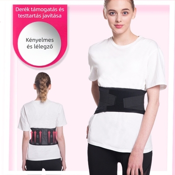 Samepeak ágyéki öv 101 - önmelegítő, légáteresztő, hordozható, derék támogatás