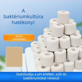 Akvárium szűrő közeg: kerámia gyűrű és üveggyűrű biokémiai szűréshez, 500 g
