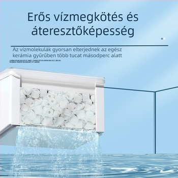 Akvárium szűrő közeg: kerámia gyűrű és üveggyűrű biokémiai szűréshez, 500 g