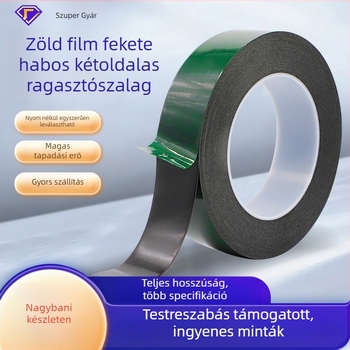 PE habosított duplaoldalas ragasztószalag akril ragasztóval, vízálló és ütéscsillapító autó LED feliratokhoz, kioldó filmmel a hátoldalon