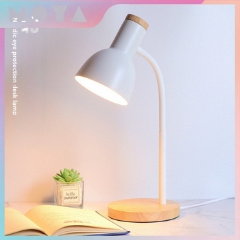 Nordic LED íróasztali lámpa szemvédelmi funkcióval - CRI ≥90, 220V-os hálózati táplálás, fém lámpabura, gombkapcsoló