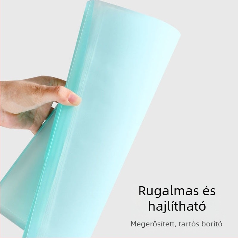 Chihai matt átlátszó műanyag Data Book művészeti vázlatgyűjteményhez, 20 oldal, 0,8 mm vastagság, nyomtatott logó