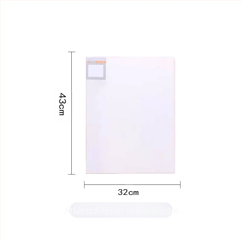 Chihai matt átlátszó műanyag Data Book művészeti vázlatgyűjteményhez, 20 oldal, 0,8 mm vastagság, nyomtatott logó