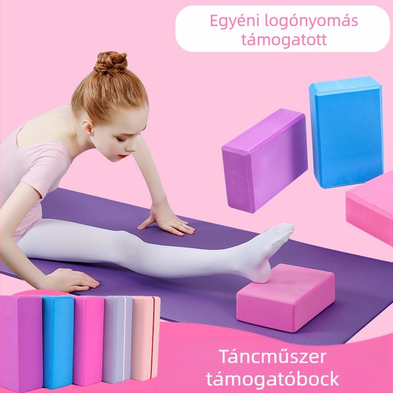 Gyerekeknek szánt jóga tömb a tánchoz - EVA hab, nagy sűrűségű, magas rugalmasság, 200 g