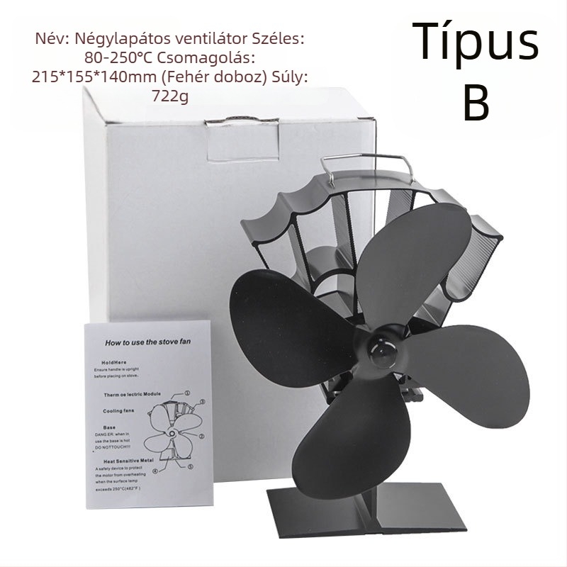 Beizhi Kandalló Hőteljesítmény Autóindító Ventilátor Hőmérséklet-figyeléssel