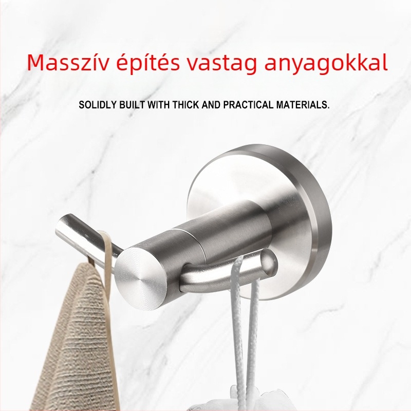 Fürdőszobai készlet – 304 rozsdamentes acél, fúrás nélküli szerelés, modern minimalist stílus, Youhonggao