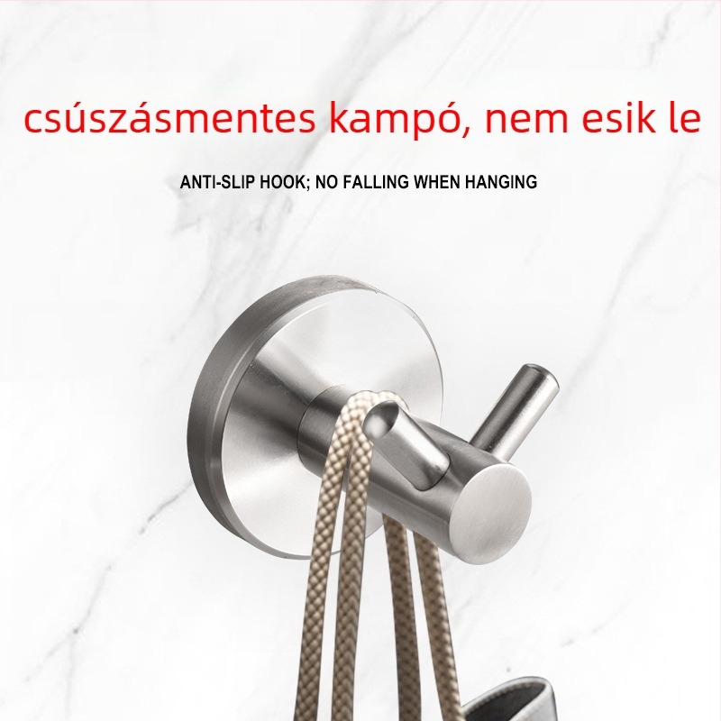 Fürdőszobai készlet – 304 rozsdamentes acél, fúrás nélküli szerelés, modern minimalist stílus, Youhonggao