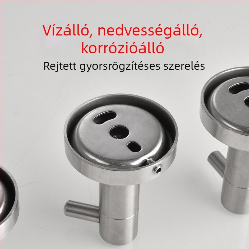 Fürdőszobai készlet – 304 rozsdamentes acél, fúrás nélküli szerelés, modern minimalist stílus, Youhonggao