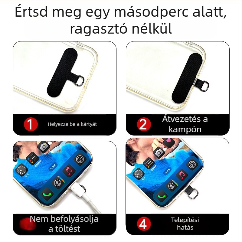 6 mm-es állítható telefonpánt, egyszerű csuklópánt, strapabíró, több színben