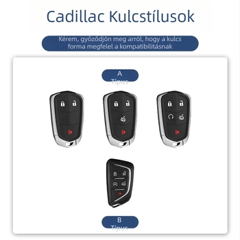 Cadillac kulcsnyitó tok CT4/CT5/CT6/XTS/XT4/XT5/XT6/ATSL – cink ötvözet, üzleti stílus