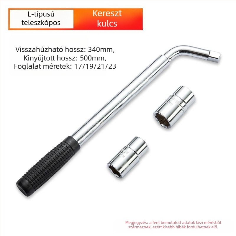 Teleszkópos univerzális kerékszerelő kulcs az autó gumi cseréjéhez – márka: Other; anyag: Other; változat: Socket wrench