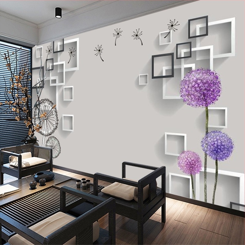 3D-reliefes tapéta, háromrétegű, vízálló, selyem anyagból, nappalira és hálószobára