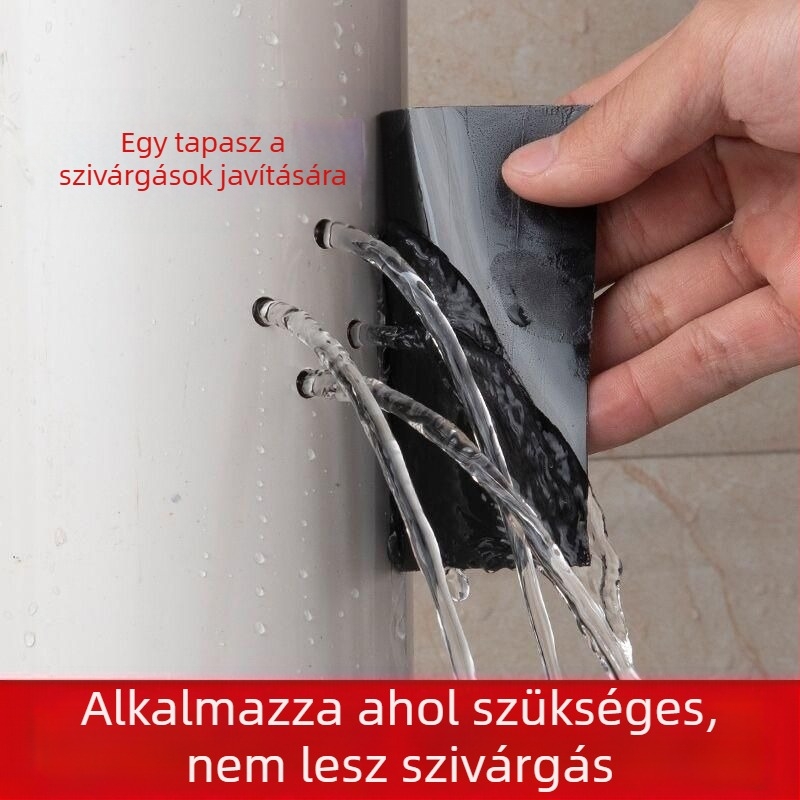 Vízvezeték-szivárgás elleni szalag, vízálló, magas viszkozitású ragasztó