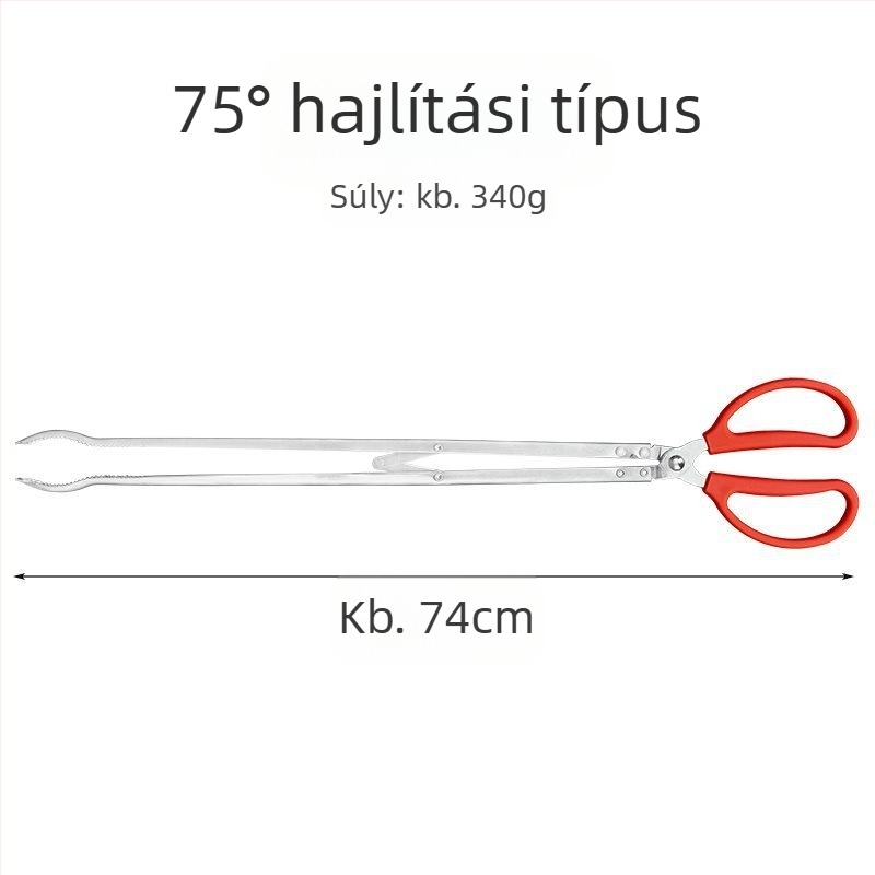 Műanyag teleszkópos hosszú nyeletű higiénikus fogóklipsz a vécé tisztításához