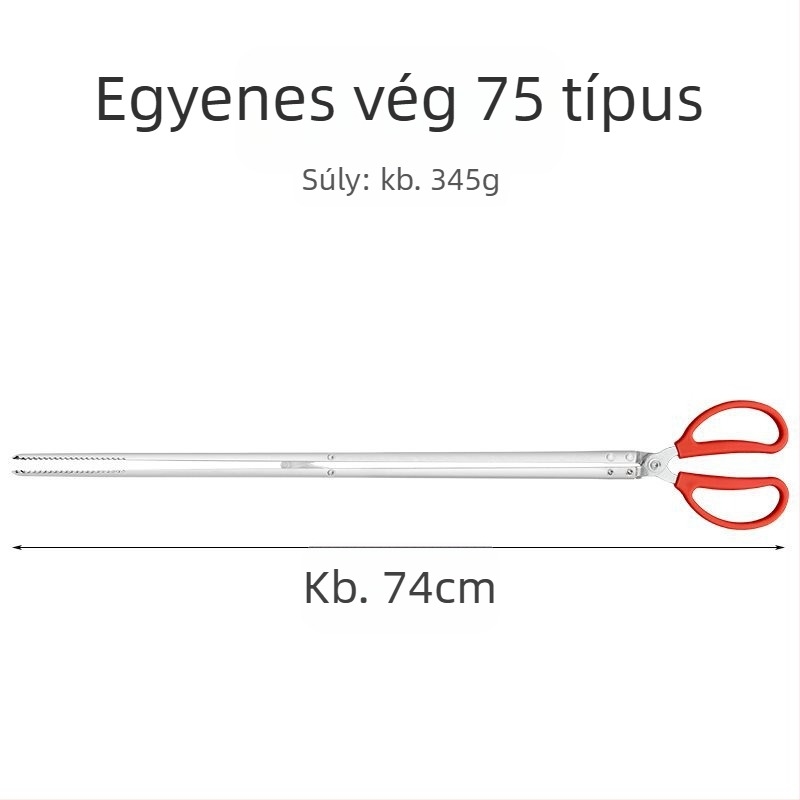 Műanyag teleszkópos hosszú nyeletű higiénikus fogóklipsz a vécé tisztításához