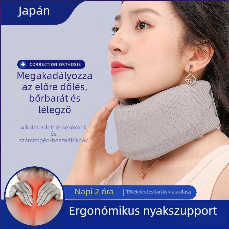 Memóriahabos nyaki merevítő, háromdimenziós fűtés, modell 5-5 09, testreszabható