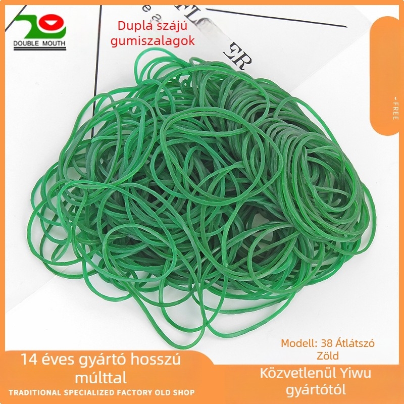 38 Yueyi gumi szalagok, kerek alakú, hőálló, tartós, kiváló rugalmasság