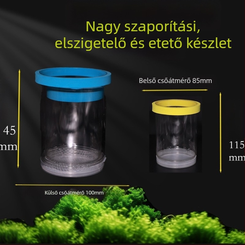 Blue bay Úszó tenyésztő-izolációs doboz guppy-k számára – műanyag kis halak inkubátora