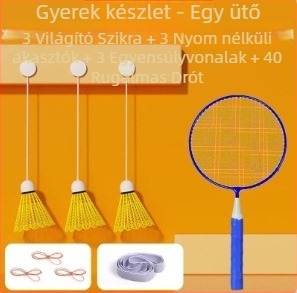 Bádminton-edző, keret vasötvözetből, 95–100 g, fogantyú G2, típus: közvetlen ütés