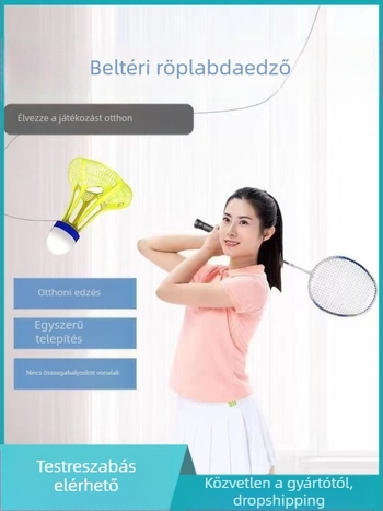 Bádminton-edző, keret vasötvözetből, 95–100 g, fogantyú G2, típus: közvetlen ütés