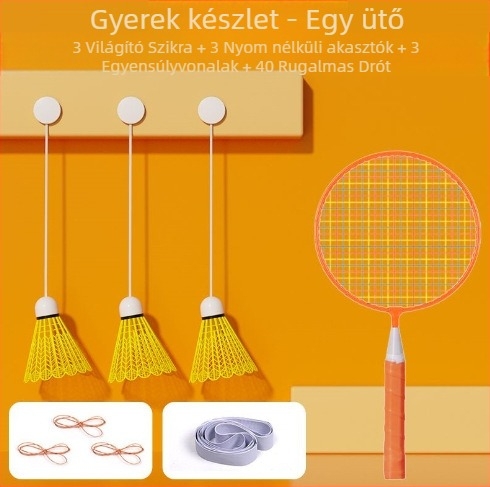 Bádminton-edző, keret vasötvözetből, 95–100 g, fogantyú G2, típus: közvetlen ütés