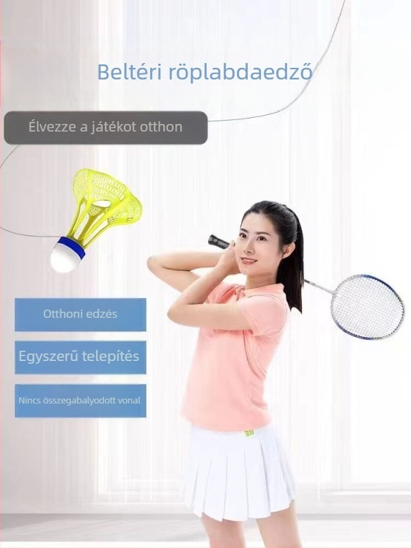 Bádminton-edző, keret vasötvözetből, 95–100 g, fogantyú G2, típus: közvetlen ütés