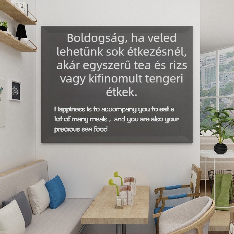 3D akril falikép matrica – geometriai absztrakció, étteremhez falidekor, vízálló, egyszerű és modern stílus
